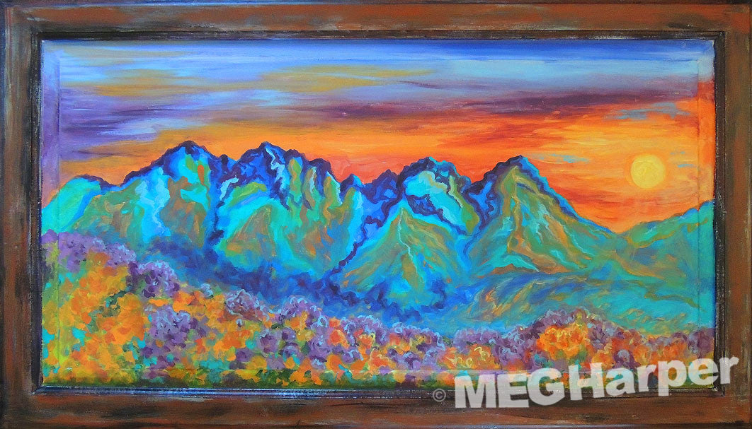 Custom Landscape Painting_Mountains_4 Peaks 4 Pleasure