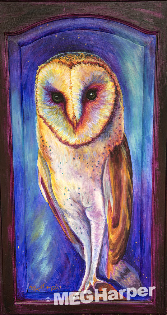 Custom Animal Painting_Owl_Aurora