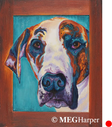 Custom Pet Portrait_Dog_Bishop 