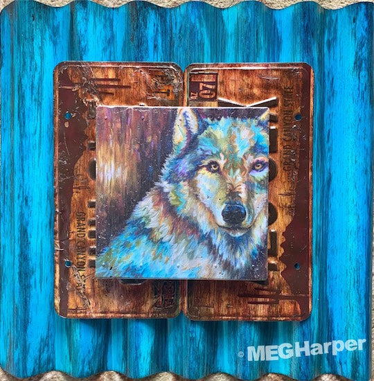 Custom Animal Painting_Tile Print_Listen to Your Heart