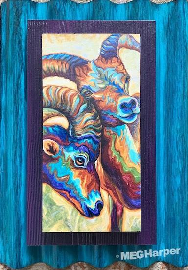 Custom Animal Painting_Tile Print_Love