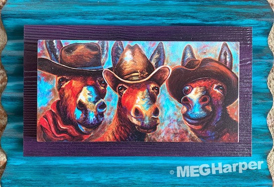 Custom Animal Painting_Tile Print_The Good, the Bad & the Ugly