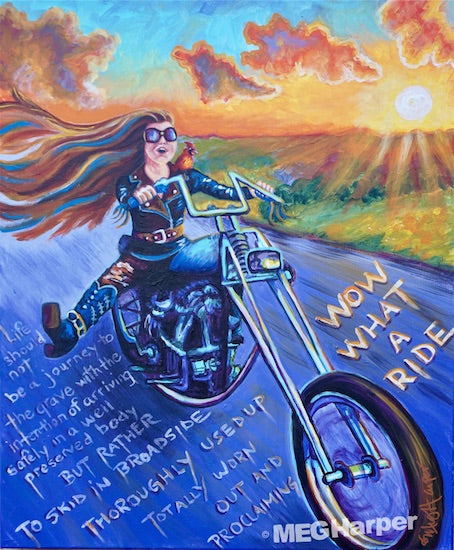 Custom Painting_Motorcycle_WOW What a Ride
