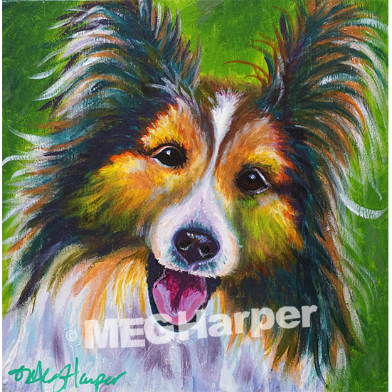 Custom Pet Portrait_Dog_Tucker