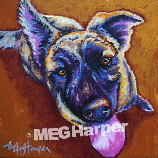 Custom Pet Portrait_Dog_Rey