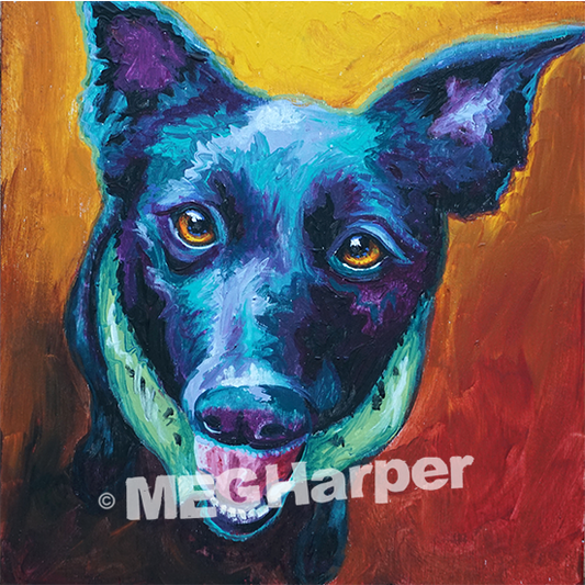 Custom Pet Portrait_Dog_Nixon
