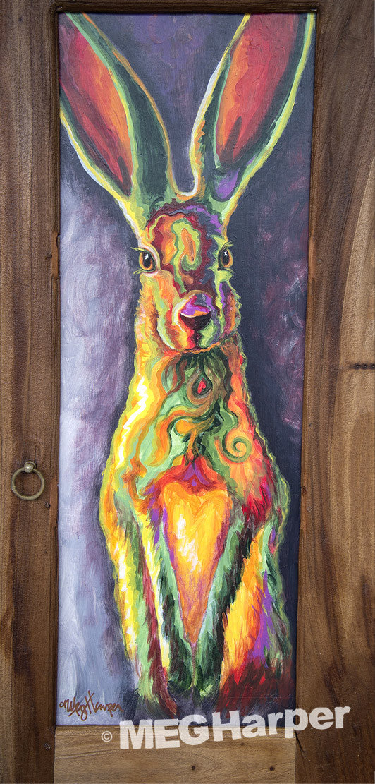 Custom Animal Painting_Rabbit_Hares to the Heart