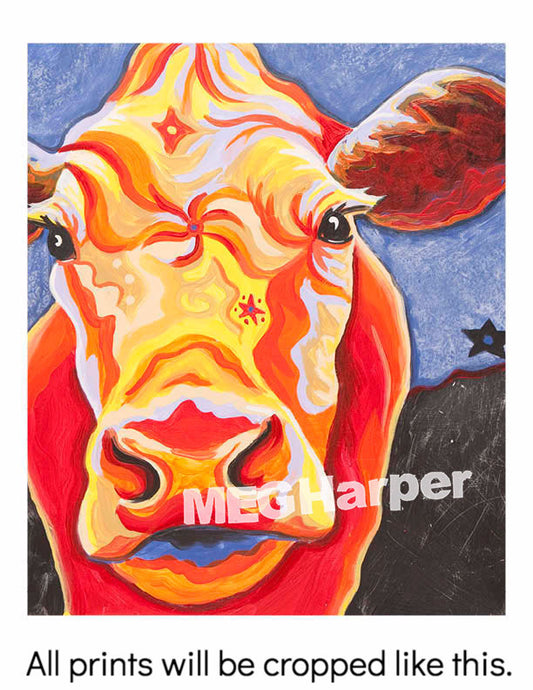 Custom Animal Painting_Cow_Hew Heifer