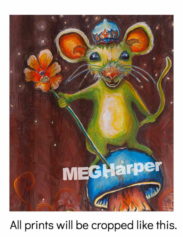 Custom Animal Painting_Mouse_The Mayan King