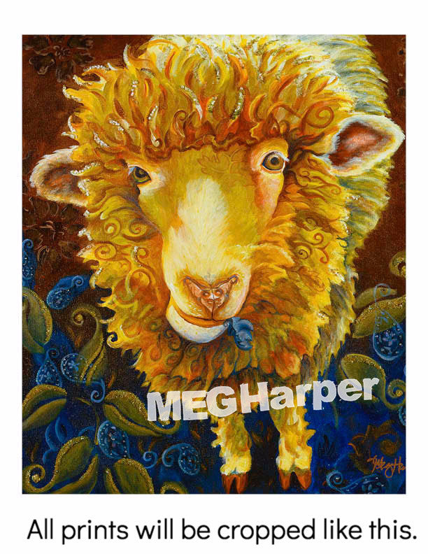 Custom Animal Painting_Sheep_Jumbuck