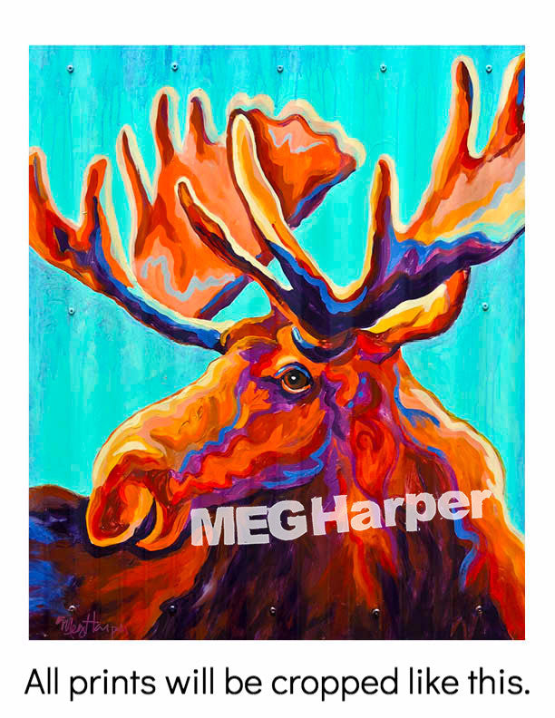 Custom Animal Painting_Moose_Mooster Cogburn