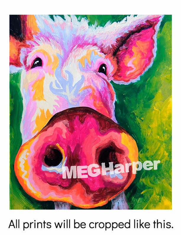 Custom Animal Painting_Pig_Uriouscay Igpay