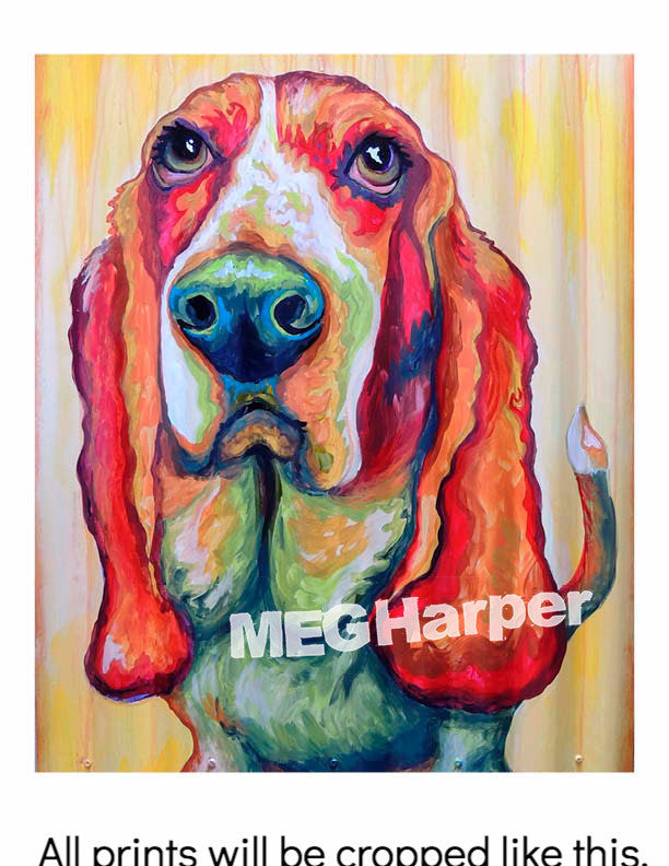 Custom Pet Portrait_Dog_Do Your Ears Hang Low?