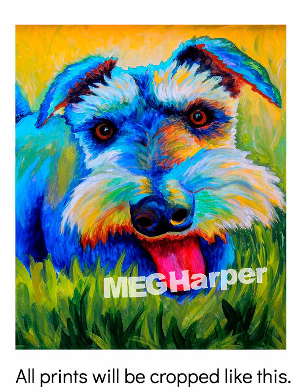 Custom Pet Portrait_Dog_Schnappy Schnauzer