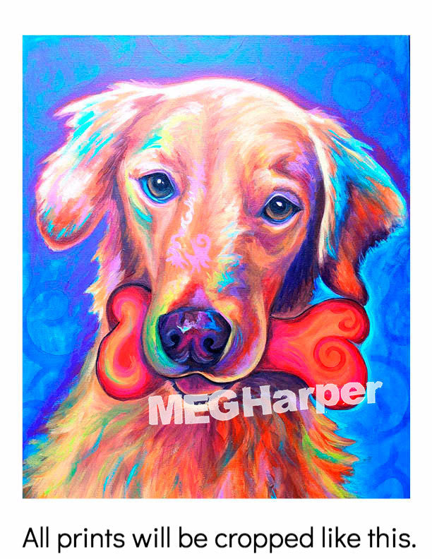 Custom Pet Portrait_Dog_Honey