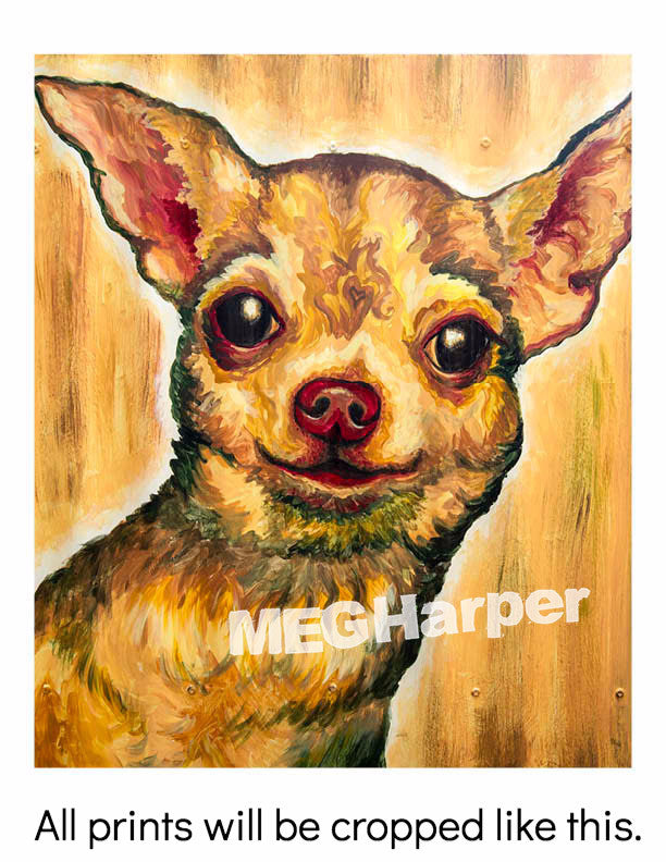 Custom Pet Portrait_Dog_The Secret Admirer