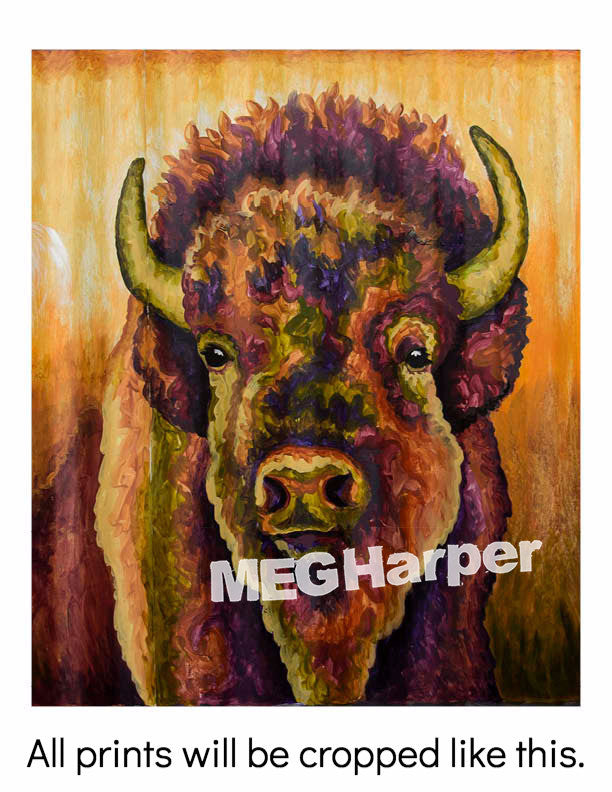 Custom Animal Painting_Buffalo_Teton-ka