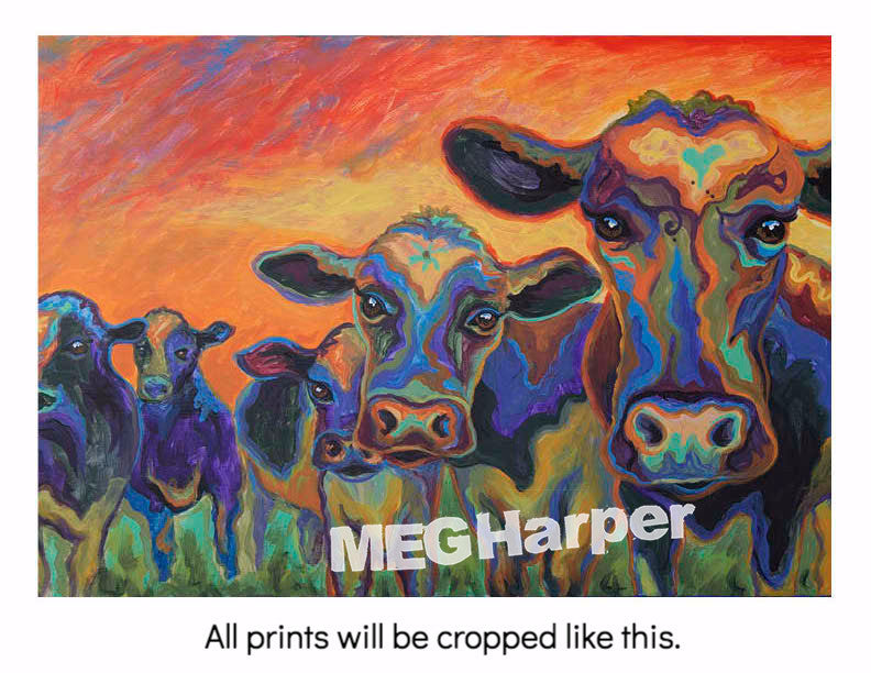 Custom Animal Painting_Cow_Being Heard