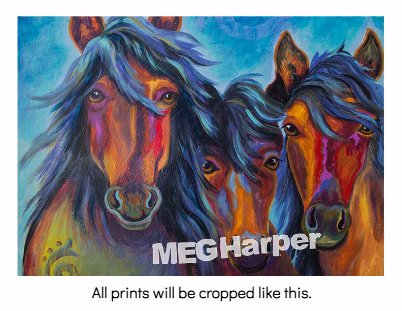 Custom Animal Painting_Horse_Charlie's Angels