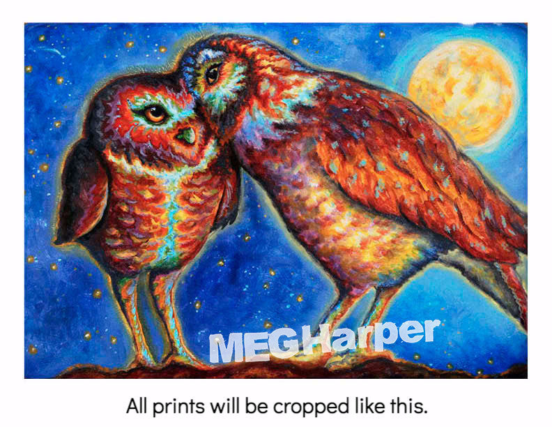 Custom Animal Painting_Owl_Owl Love You Forever