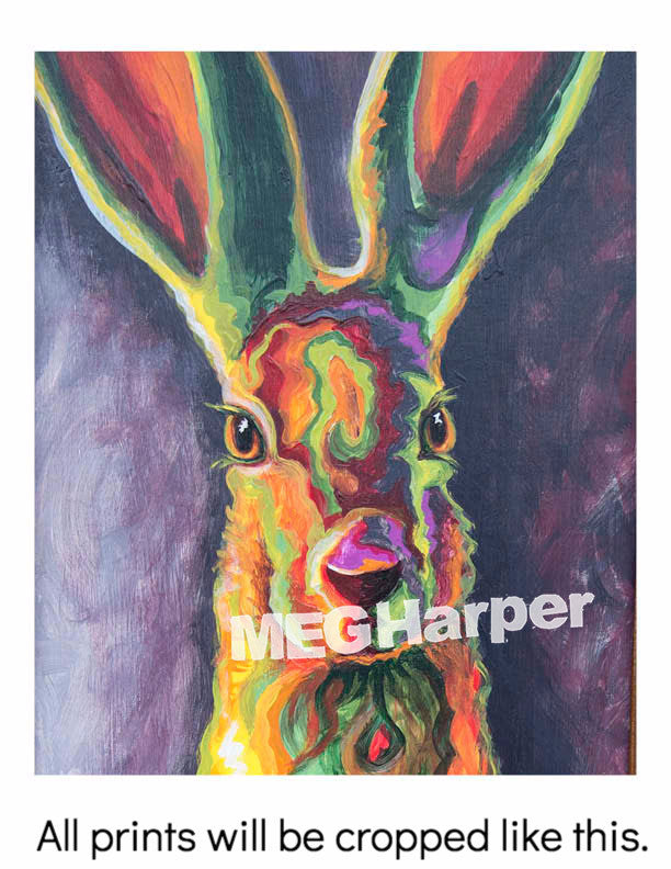 Custom Animal Painting_Rabbit_Hares to the Heart