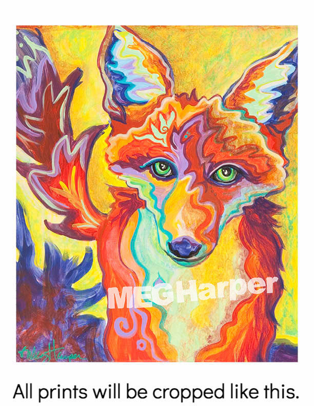 Custom Animal Painting_Fox_Radiant Fox