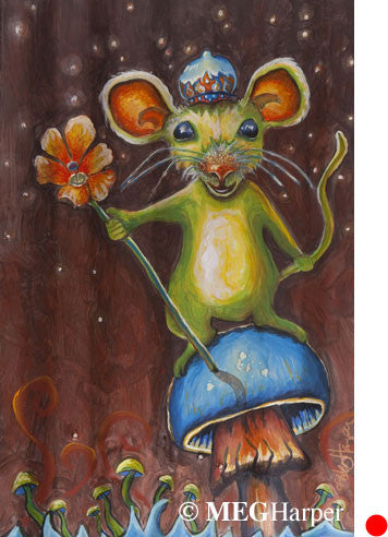 Custom Animal Painting_Mouse_The Mayan King