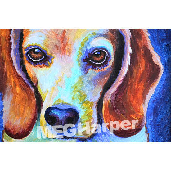 Custom Pet Portraits_Beagle_Abby