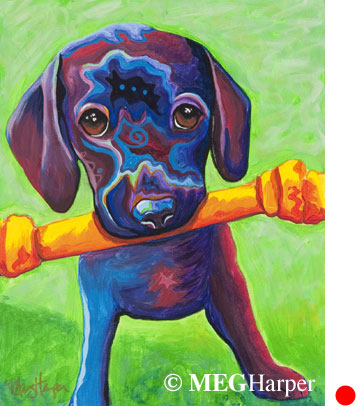 Custom Pet Portrait_Dog_Adorable