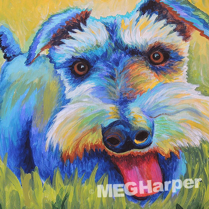 Custom Pet Portrait_Dog_Schnappy Schnauzer