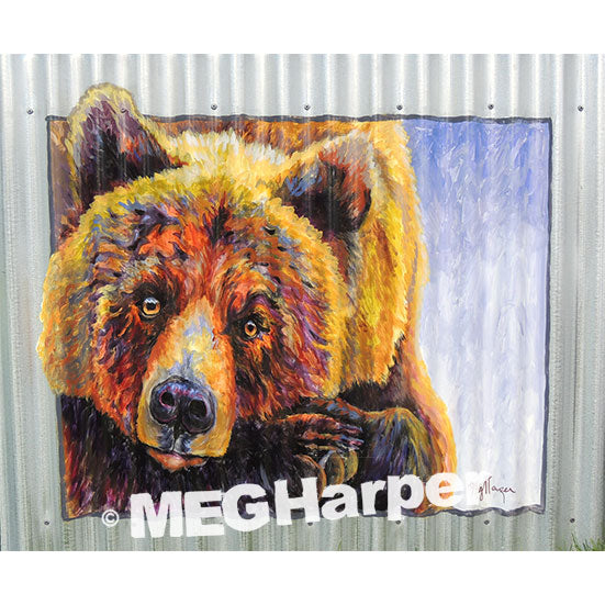 Custom Animal Painting_Bear_Bear Down