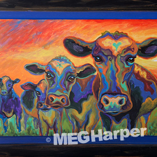 Custom Animal Painting_Cow_Being Heard
