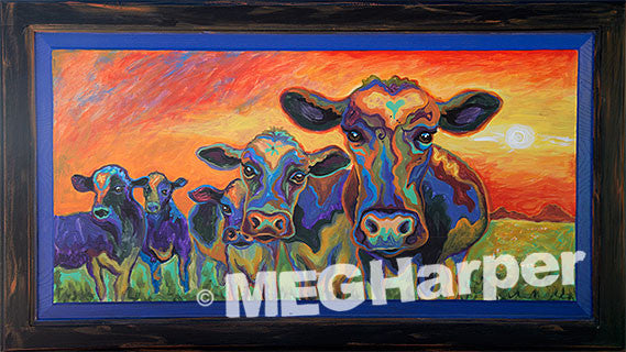 Custom Animal Painting_Cow_Being Heard