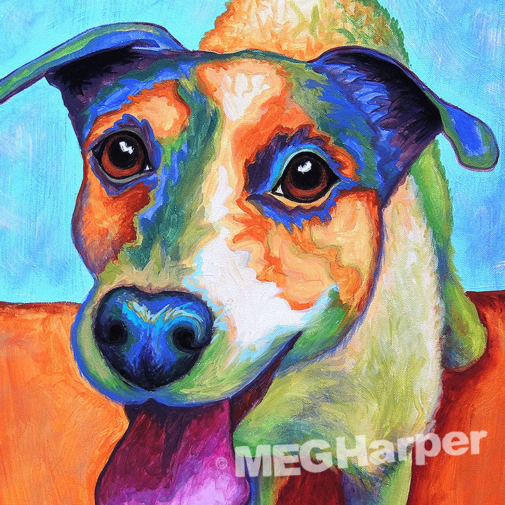 Custom Pet Portrait_Dog_Bell