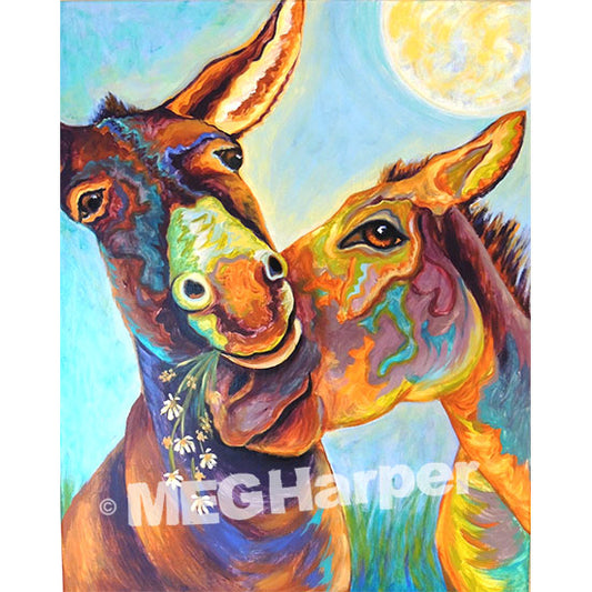 Custom Animal Painting_Donkey_Bet Yer Ass She's Mine