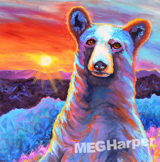 Custom Animal Painting_Bear_Sir Bluebee of Breckenridge