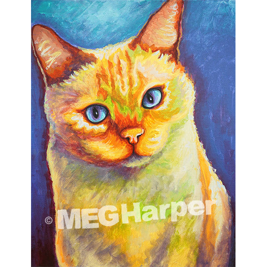 Custom Pet Portrait_Cat_Caspy