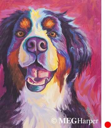 Custom Pet Portrait_Dog_Cheddar 