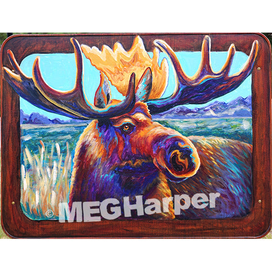 Custom Animal Painting_Moose_Don't Sweat It