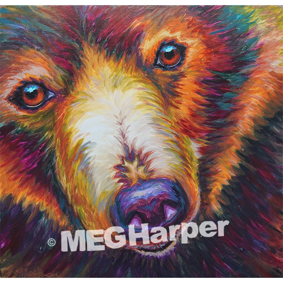 Custom Animal Painting_Bear_Embrace Your Divine Strength