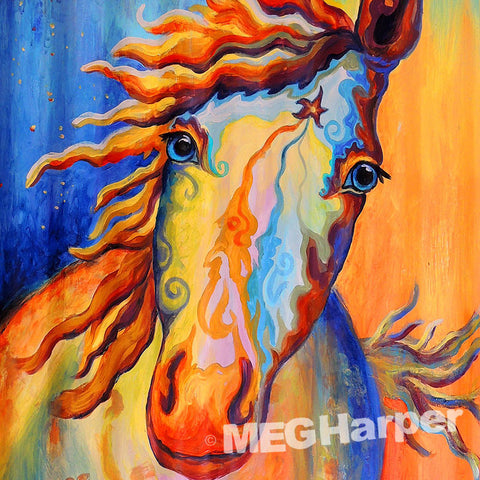 Free Spirit ~ Whimsical Horse Paintings by Meg Harper