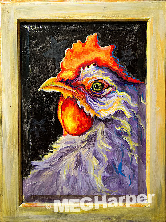 Custom Animal Painting_Chicken_Henny Penny