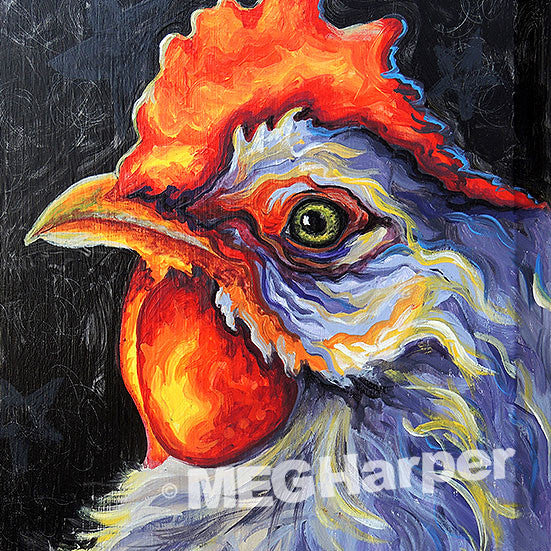 Custom Animal Painting_Chicken_Henny Penny