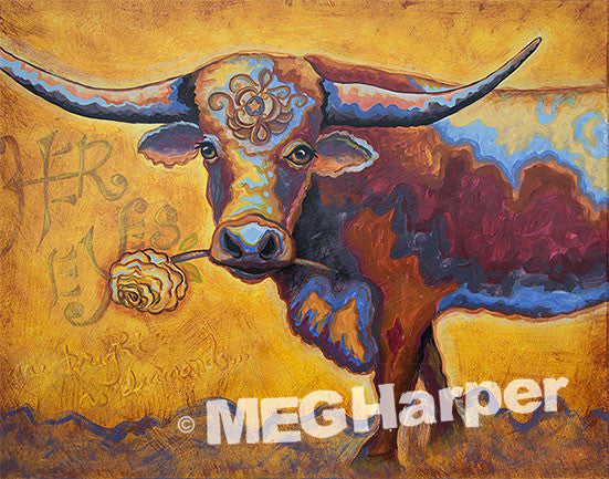 Custom Animal Painting_Cow_Her Eyes