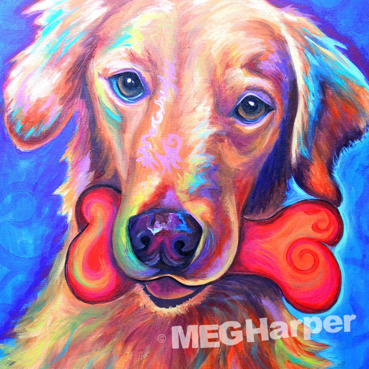 Custom Pet Portrait_Dog_Honey