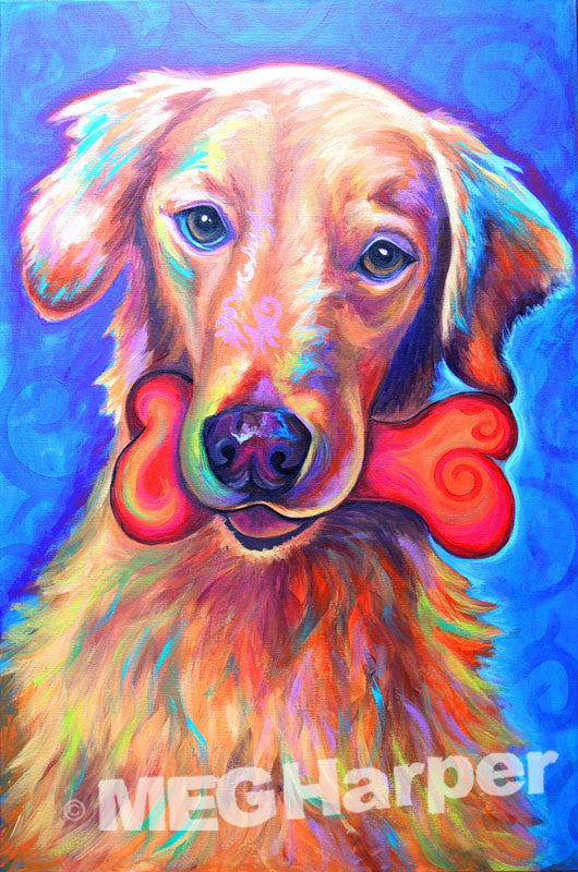 Custom Pet Portrait_Dog_Honey