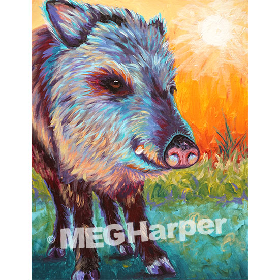 Custom Animal Painting_Javelina_J.R.