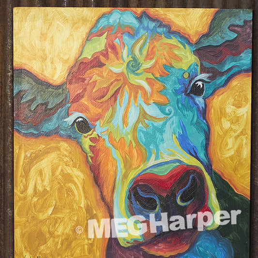 Custom Animal Painting_Cow_Love U Like No Udder