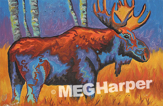 Custom Animal Painting_Moose_Moostar Light