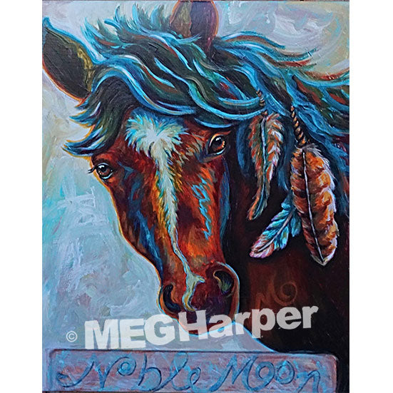 Custom Animal Painting_Horse_Noble Moon